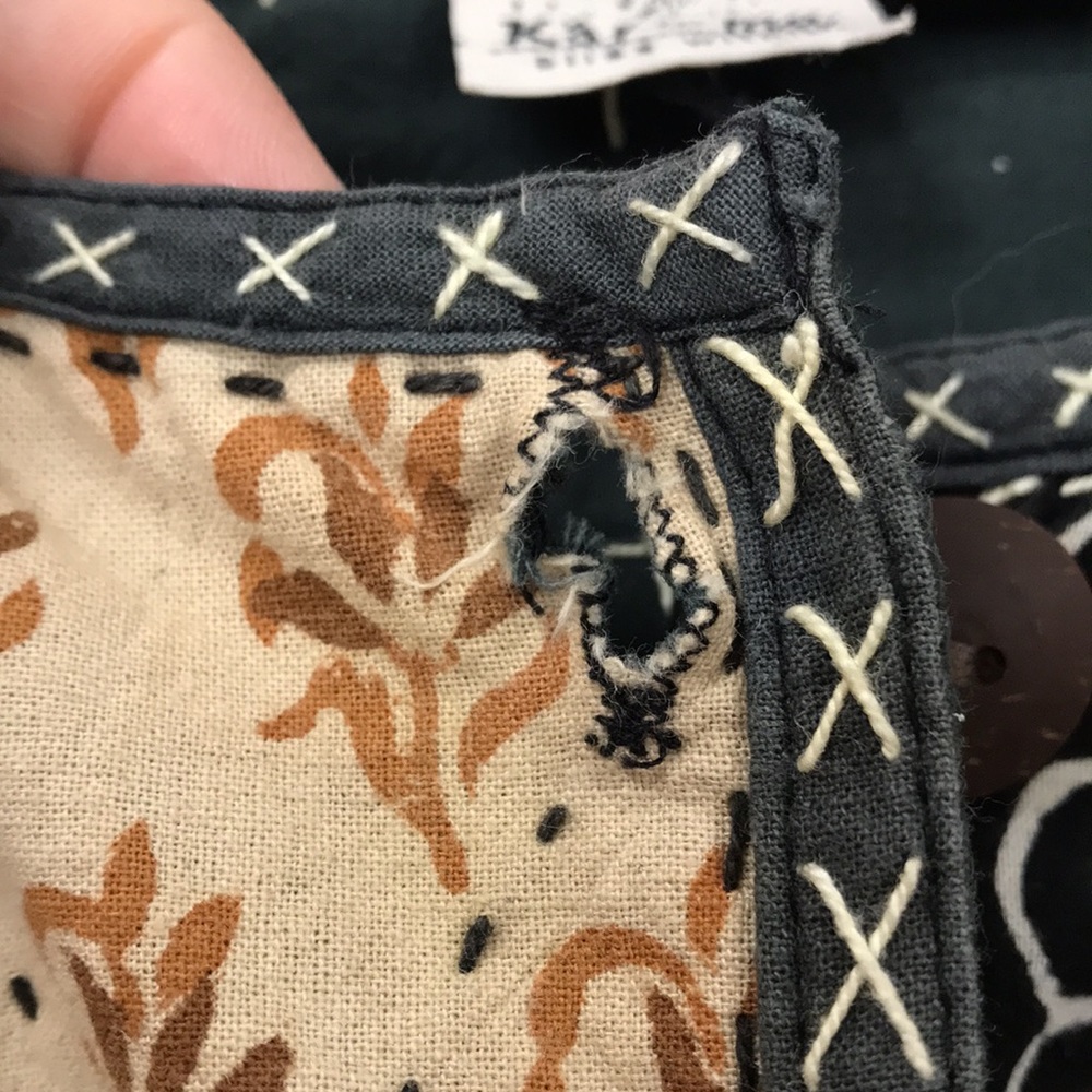 Mixed batik pattern jacket - Picture 8 of 8
